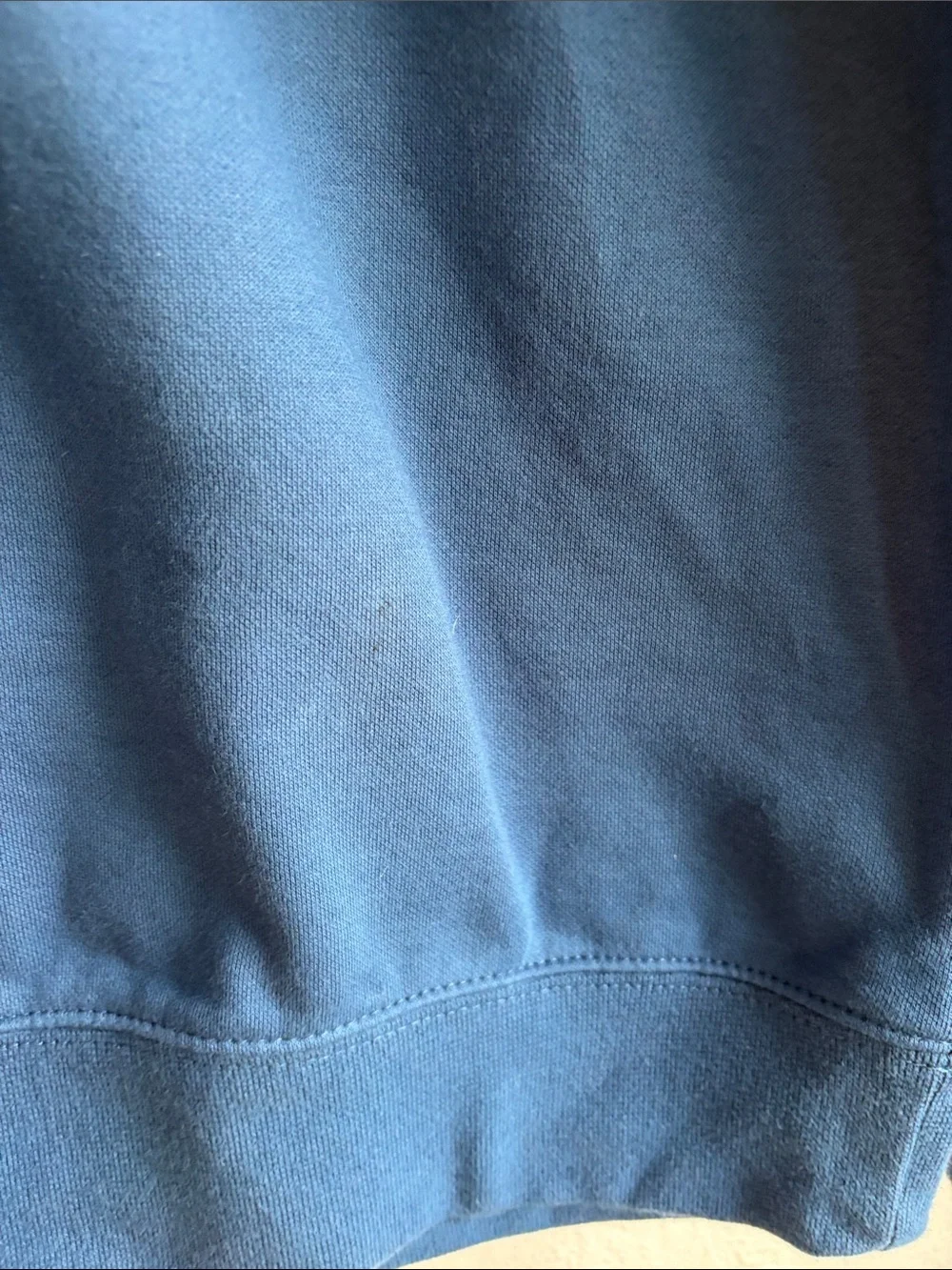 Nike Men's Blue Crewneck Sweatshirt with Swoosh